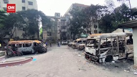 VIDEO: Penampakan Kerusakan Bangladesh Imbas Bentrokan Demo Mahasiswa