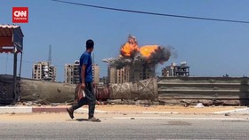 VIDEO: Detik-detik Israel Serang Kamp Pengungsi Nuseirat di Gaza