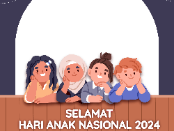 25 Twibbon Hari Anak Nasional 2024 Gratis dan Menarik, Pakai Yuk!
