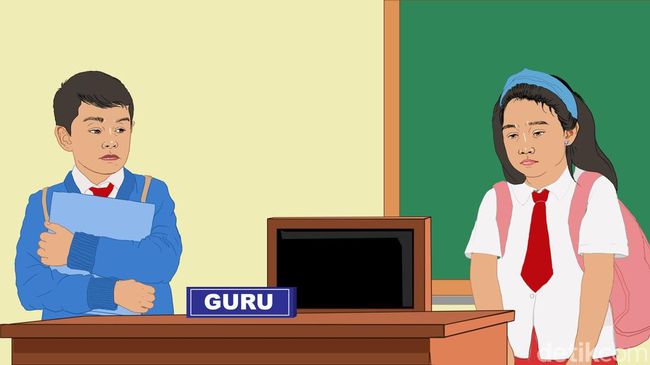 Viral Guru SMA Kasih Ujian Gambar Alat Kelamin