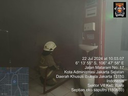 Kebakaran Gudang ATK di SMAN 82 Jakarta Diduga Akibat Korsleting