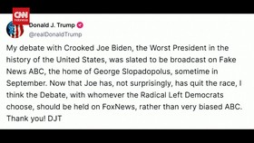VIDEO: Trump 'Ejek' Biden usai Mundur dari Pemilu AS