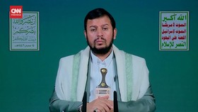 VIDEO: Pemimpin Houthi Tanggapi Israel Bom Pelabuhan Hodeidah Yaman