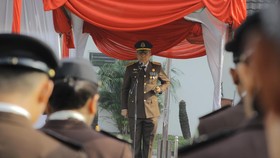 Kajati Sumut Diganjar Penghargaan Menteri LHK Siti Nurbaya