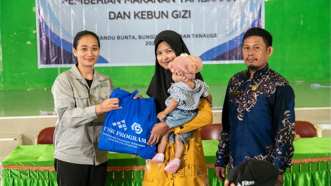 Sejak 2023, PT GNI konsisten menggelar setidaknya 12 program CSR yang berfokus pada pilar Pendidikan, Ekonomi, Kesehatan, Sosial Budaya, dan Infrastruktur.