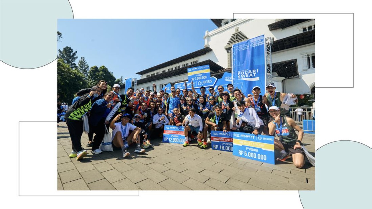 Robi Syianturi dan Pelari Asics Indonesia Panen Prestasi di Pocari Sweat Run 2024