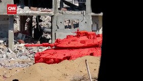 VIDEO: Hamas Rilis Rekaman Serbu Tank Israel di Rafah