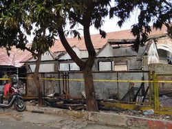 Kondisi Terkini SDN 01 Pondok Bambu yang Hangus Terbakar, Ada Garis Polisi
