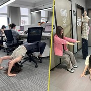 Tren Baru di China, Olahraga di Tempat Kerja! Cara Simpel Tetap Bugar Meski Sibuk