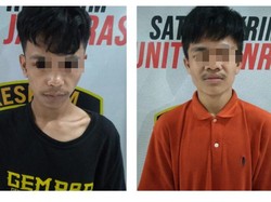 2 Jambret Kambuhan Dibekuk Usai Gasak Tas Wanita di Kalimas Surabaya