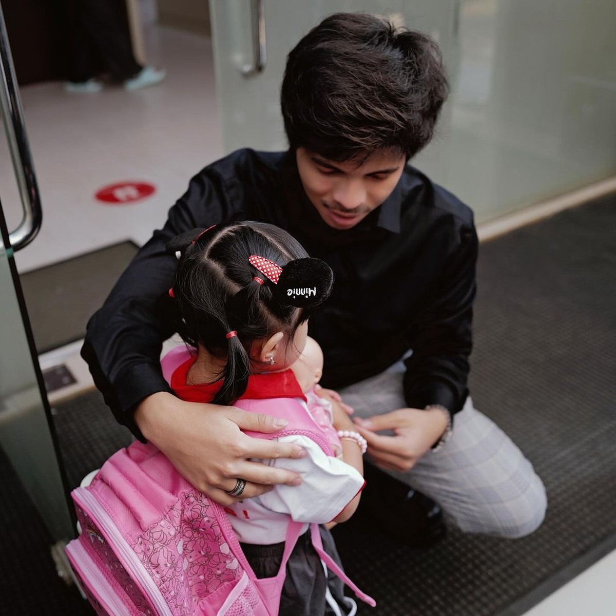 Potret Atta Halilintar Antar Ameena Sekolah