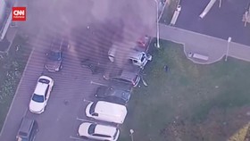 VIDEO: Ledakan Bom Mobil di Rusia Lukai 2 Orang