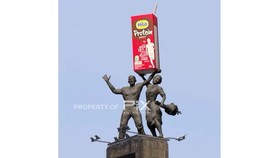 Animasi CGI PiX Animation Ubah Monumen Selamat Datang Jadi 'Meloyot'