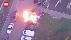 VIDEO: Detik-detik Mobil Meledak, Lukai Intelijen Militer Rusia