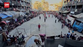 VIDEO: Jelang Olimpiade Paris, Warga Gaza Bikin Turnamen Sepak Bola