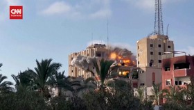 VIDEO: Penampakan Serangan Israel di Kamp Nuseirat Gaza