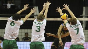 FOTO: Timnas Voli Indonesia Hajar Australia di AVC U-20