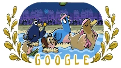 Google Doodle Hari Ini Meriahkan Pembukaan Olimpiade Paris 2024