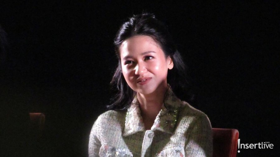 Laura Basuki di press screening Heartbreak Motel