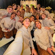 Potret Penampilan Bridesmaid dan Groomsmen Pernikahan Aaliyah Massaid dan Thariq Halilintar