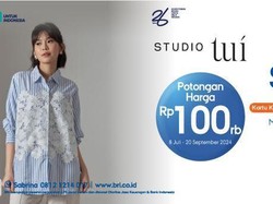 BRI Beri Diskon Menarik Belanja di Studio tui, Ini Caranya