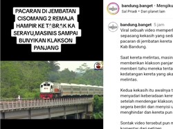 Sejoli yang Hampir Hilang Nyawa gegara Asyik Pacaran di Rel Kereta