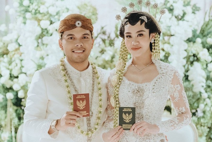 Thariq Halilintar dan Aaliyah Massaid.