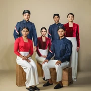 Potret Seragam Defile Tim Indonesia untuk Opening Ceremony Olimpiade Paris 2024