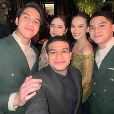 Gandengan di Nikahan Thariq-Aaliyah, Ini 6 Potret Kedekatan El Rumi & Syifa Hadju