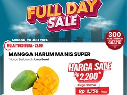 Harga Mangga di Transmart Full Day Sale Murah Meriah, Dijamin Auto Borong!