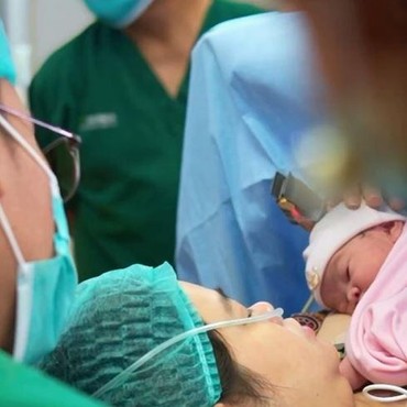 Penuh Perjuangan, 7 Momen Haru Olivia Allan Istri Denny Sumargo Lahirkan Anak Pertama