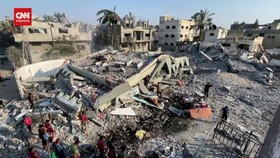 VIDEO: Penampakan Sekolah Gaza usai Dibombardir Israel