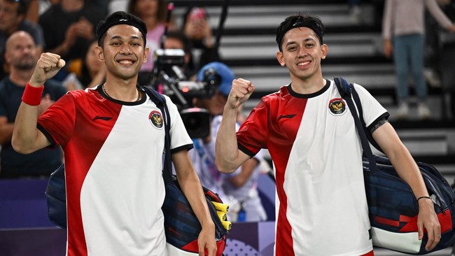 Fajar Alfian/Muhammad Rian Ardianto akan berjumpa unggulan pertama Liang Weikeng/Wang Chang di babak perempat final Olimpiade Paris 2024.