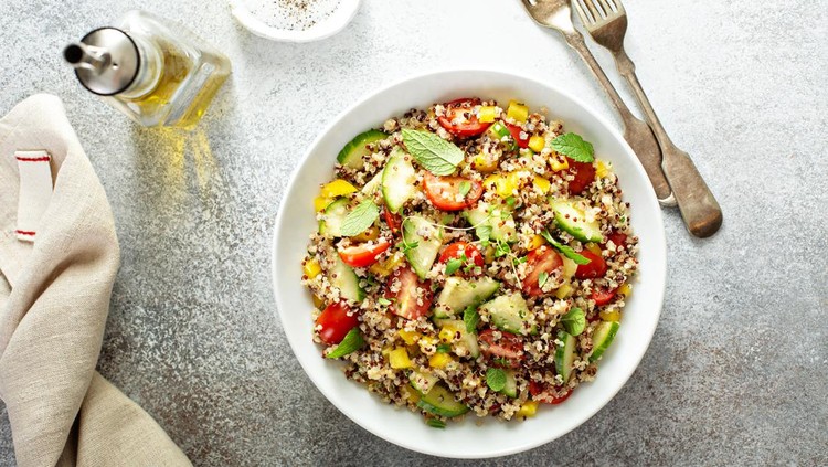 Ilustrasi salad quinoa