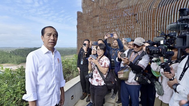 Presiden Jokowi menegaskan hingga saat ini progres pembangunan IKN sudah sesuai dengan peta jalan nan ditetapkan sedari awal.