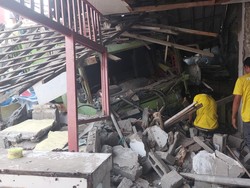 Polisi Temukan Jejak Rem di Lokasi Truk Seruduk Rumah di Cileungsi