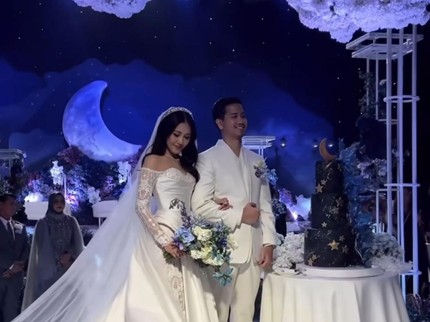 5 Potret Pernikahan Selebgram Shasa Zhania dan Tiktokers Gio, Dekorasinya Viral Dipuji