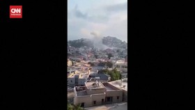 VIDEO: Roket Hizbullah Hantam Lapangan Bola Israel, 10 Warga Tewas