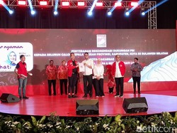 Andi Seto-Rezki Mulfiati Terima Rekomendasi PSI di Pilwalkot Makassar 2024