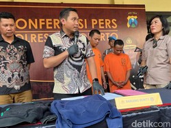 2 Maling Motor Spesialis Kunci Nyantol Ditangkap di Mojokerto
