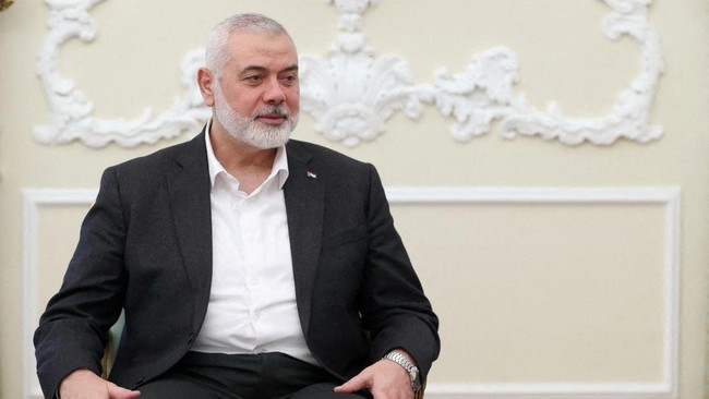 Pemimpin Hamas Ismail Haniyeh tewas terbunuh di kediaman dia di Teheran, Iran, pada hari ini, Rabu (31/7).
