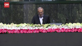 VIDEO:Jadi Presiden Iran, Pezeshkian Harap Israel Pergi dari Palestina
