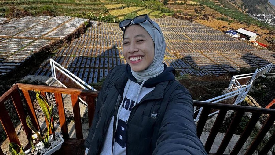 Momen liburan Megawati Hangestri Momen liburan Megawati Hangestri bareng kekasih
