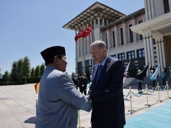Viral Video Presiden Turki Erdogan Tolak Jabat Tangan Prabowo, Ini Faktanya