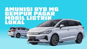 INFOGRAFIS: Amunisi BYD M6 Gempur Pasar Mobil Listrik Lokal