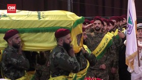 VIDEO: Pejuang Hizbullah Antar Fuad Shukr ke Tempat Pemakaman