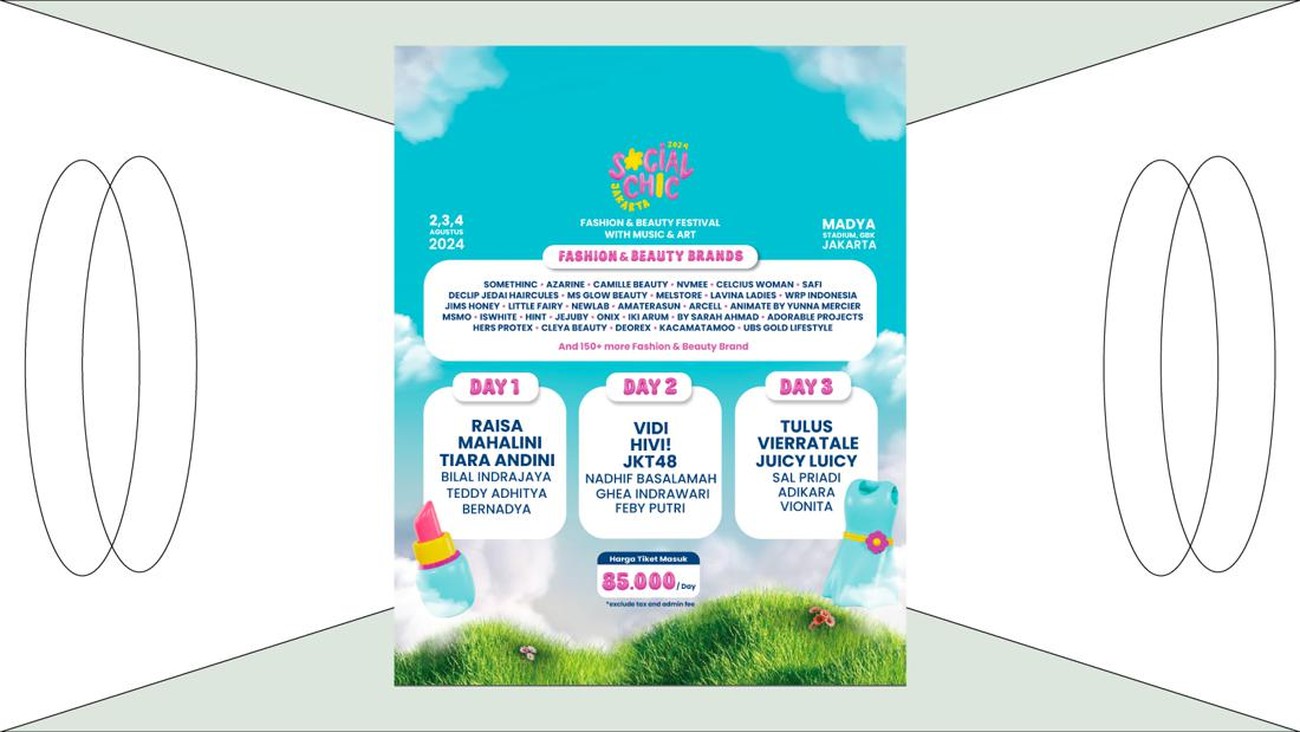 Selebrasi Kreativitas di Festival Fashion & Beauty, Social Chic 2024!