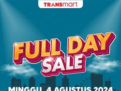 Transmart Full Day Sale Minggu 4 Agustus! Diskon Besar-besaran 50% + 20%