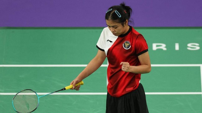 Indonesia akhirnya meraih medali pertama di Olimpiade Paris 2024 dari cabang olahraga badminton nomor tunggal putri.