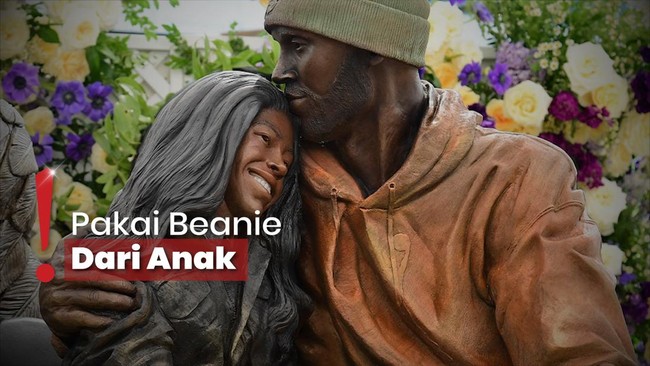 Lakers Resmikan Patung Kobe Bryant & Gianna sebagai Penghormatan